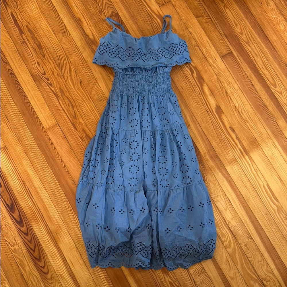 Light blue lace dress